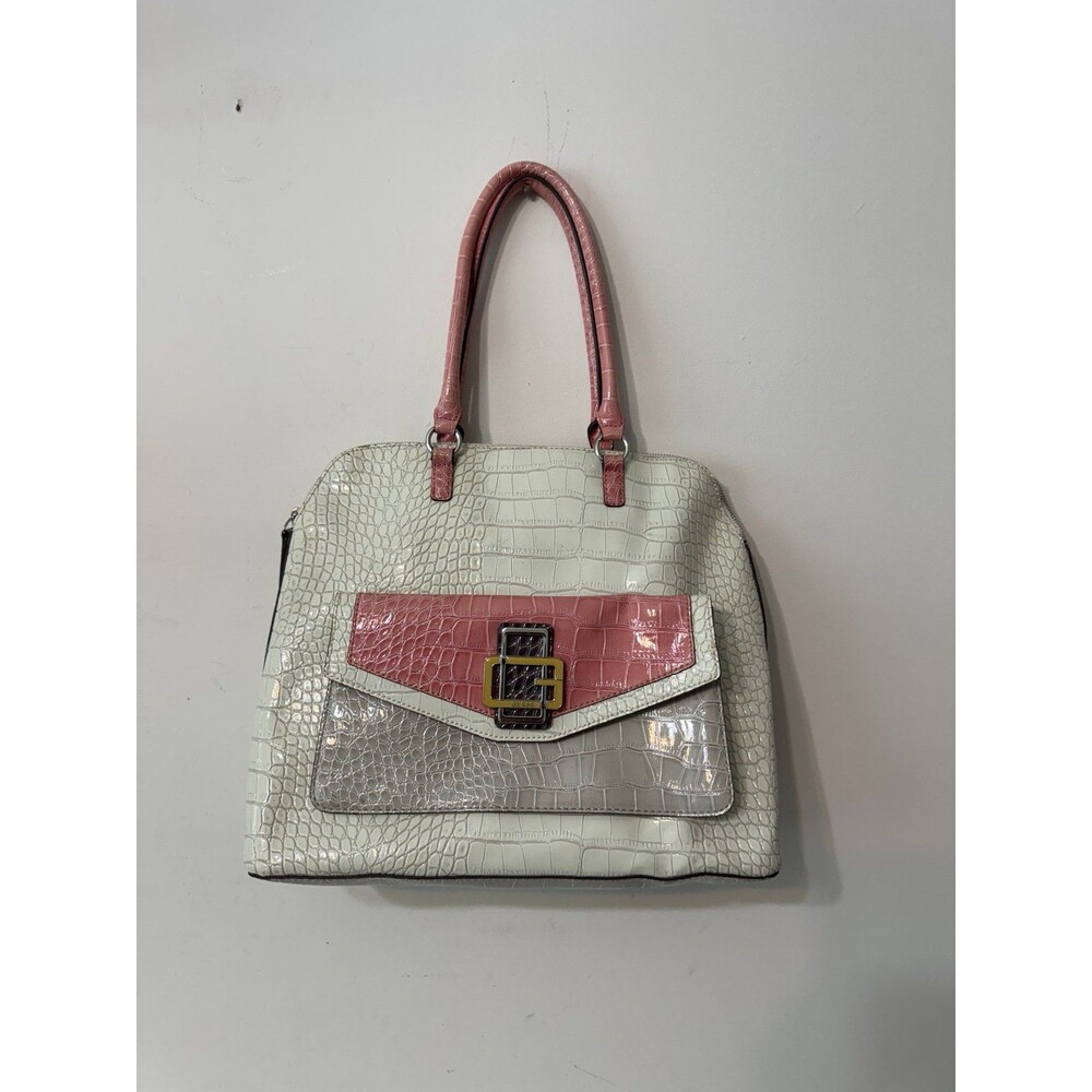 GUESS VEGAN LEATHER LARGE SACHEL/shoulderbag